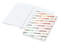 Notizbuch Flexx-Book Umfang groß Karton-Softcover individuell bedruckt, DIN A4, Lineatur Winkelkaro, Einband-Material Naturkarton