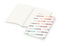 Notizbuch Copy-Book RECYCLING Naturkarton-Softcover individuell bedruckt, DIN A5, Lineatur Punktraster