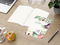 Notizbuch Copy-Book RECYCLING Naturkarton-Softcover individuell bedruckt, DIN A5, Lineatur Punktraster