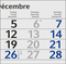 4-Monatskalender Einblatt Budget 4 Schrift modern