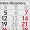 4-Monatskalender Mehrblock Profil 4 Schrift modern