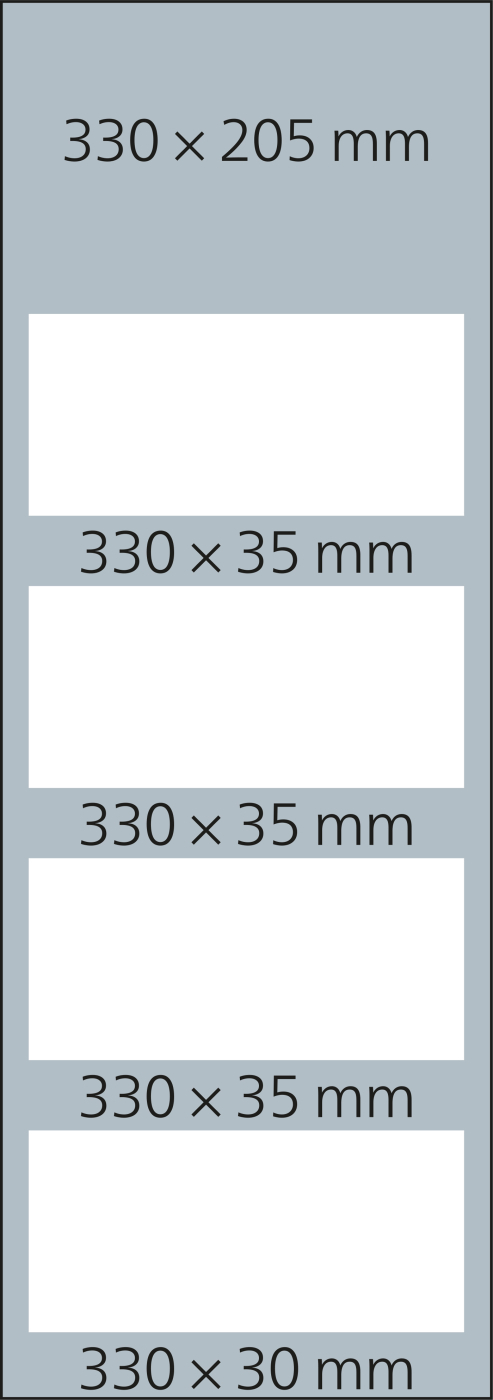 4-Monatskalender Mehrblock Profil 4 EXPRESS Schrift modern