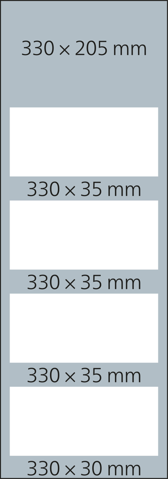 4-Monatskalender Mehrblock Profil 4 EXPRESS Schrift modern