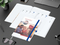 Wochenkalender vorne + Notizen hinten Match-Hybrid Papier-Hardcover, DIN A4, Einband-Material Papier matt