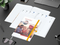 Wochenkalender vorne + Notizen hinten Match-Hybrid Papier-Hardcover, DIN A4, Einband-Material Papier matt
