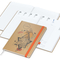 Wochenkalender vorne + Notizen hinten Match-Hybrid Papier-Hardcover, DIN A4, Einband-Material Naturpapier braun
