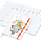 Wochenkalender vorne + Notizen hinten Match-Hybrid Papier-Hardcover, DIN A4, Einband-Material Naturpapier weiß