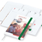 Wochenkalender vorne + Notizen hinten Match-Hybrid Papier-Hardcover, DIN A5, Einband-Material Papier matt