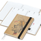 Wochenkalender vorne + Notizen hinten Match-Hybrid Papier-Hardcover, DIN A5, Einband-Material Naturpapier braun