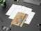 Wochenkalender vorne + Notizen hinten Match-Hybrid Papier-Hardcover, DIN A5, Einband-Material Naturpapier braun