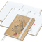 Wochenkalender vorne + Notizen hinten Match-Hybrid Papier-Hardcover, DIN A5, Einband-Material Naturpapier braun