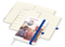 Wochenkalender links + Notizen rechts Match-Hybrid Papier-Hardcover A5, Einband-Material Papier glänzend