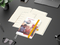 Wochenkalender links + Notizen rechts Match-Hybrid Papier-Hardcover A5, Einband-Material Papier matt