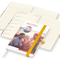 Wochenkalender links + Notizen rechts Match-Hybrid Papier-Hardcover A5, Einband-Material Papier matt