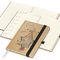 Wochenkalender links + Notizen rechts Match-Hybrid Papier-Hardcover A5, Einband-Material Naturpapier braun