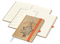 Wochenkalender links + Notizen rechts Match-Hybrid Papier-Hardcover A5, Einband-Material Naturpapier braun