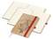 Wochenkalender links + Notizen rechts Match-Hybrid Papier-Hardcover A5, Einband-Material Naturpapier braun