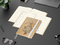 Wochenkalender links + Notizen rechts Match-Hybrid Papier-Hardcover A5, Einband-Material Naturpapier braun