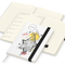 Wochenkalender links + Notizen rechts Match-Hybrid Papier-Hardcover A5, Einband-Material Naturpapier weiß