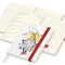 Wochenkalender links + Notizen rechts Match-Hybrid Papier-Hardcover A5, Einband-Material Naturpapier weiß