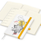 Wochenkalender links + Notizen rechts Match-Hybrid Papier-Hardcover A5, Einband-Material Naturpapier weiß