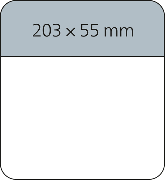 Haftnotiz-Mousepad Haftnotizblock extra groß, Haftzettel-Gestaltung Wochenplaner + Werbung am Kopf