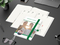Wochenkalender vorne + Notizen hinten Match-Hybrid RECYCLING Papier-Hardcover A5, Einband-Material recyceltes Naturpapier