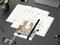 Wochenkalender vorne + Notizen hinten Match-Hybrid RECYCLING Papier-Hardcover A5, Einband-Material recyceltes Papier matt