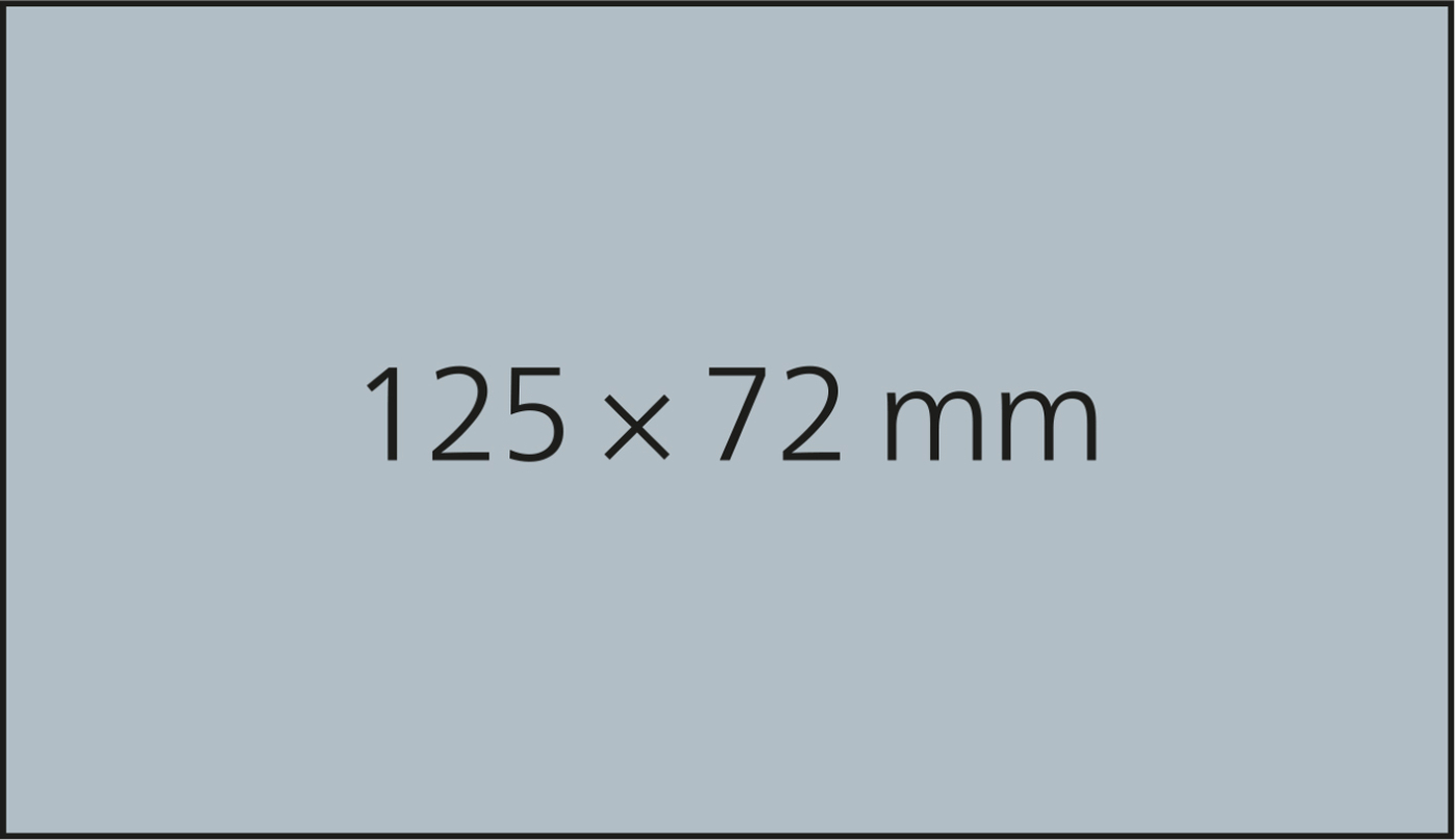 Haftnotizblock Basic 125 × 72 mm Format länglich, Blattanzahl 100
