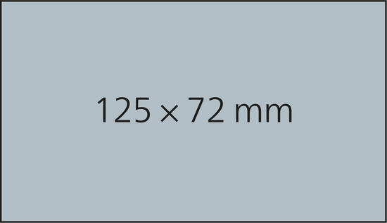 Haftnotizblock Basic 125 × 72 mm Format länglich, Blattanzahl 50