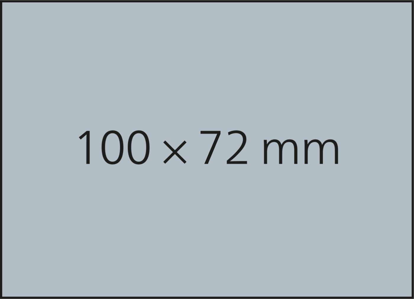 Haftnotizblock Basic 100 × 72 mm Format mittelgroß, Blattanzahl 100