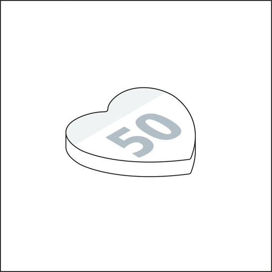 Haftnotizblock Form 100 × 72 mm formgestanzt, Blattanzahl 50, Formstanzung Kleeblatt