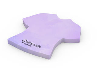 Haftnotizblock Form 72 × 72 mm formgestanzt, Blattanzahl 50, Formstanzung T-Shirt
