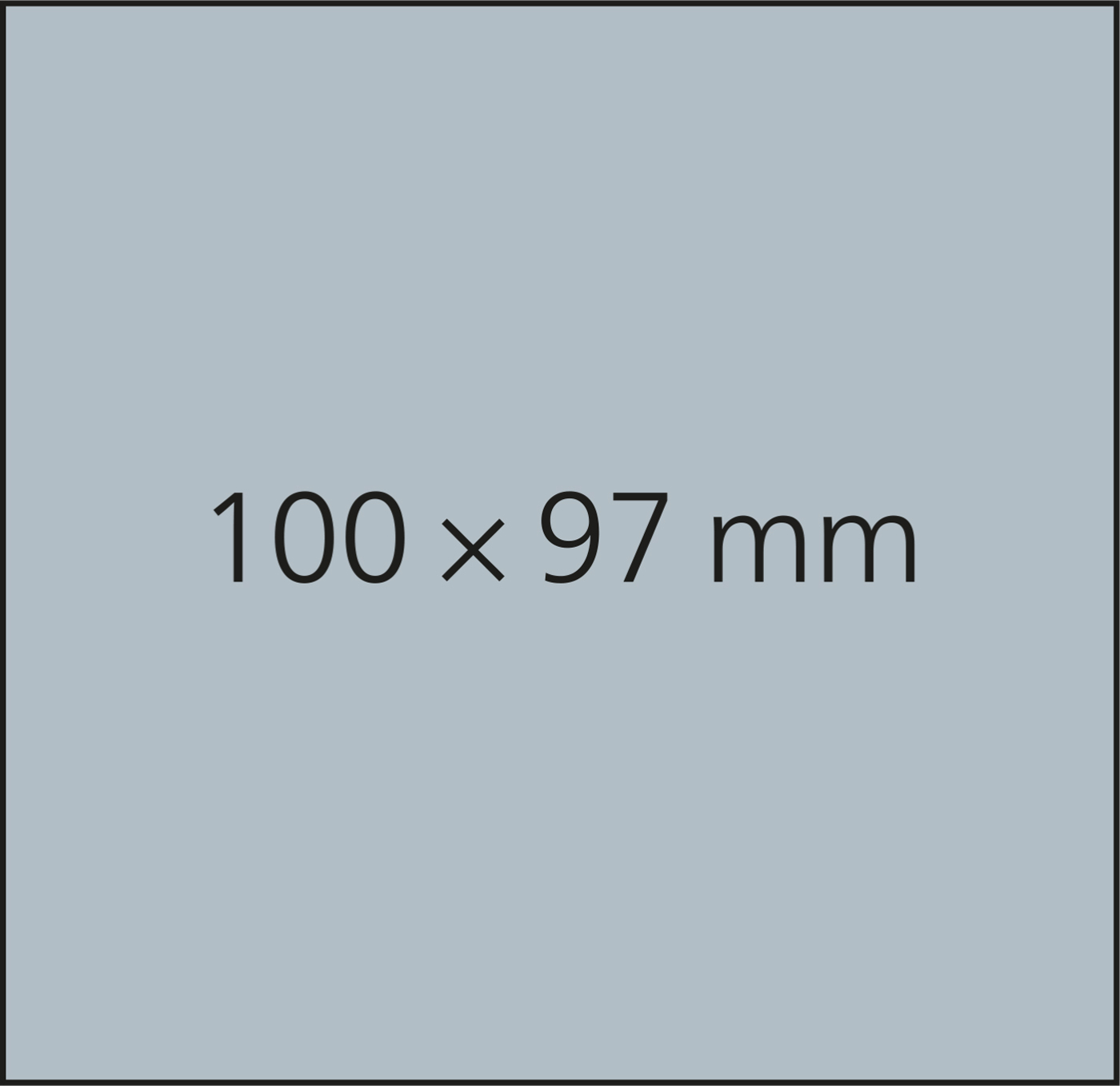 Haftnotizblock Basic 100 × 97 mm Format groß, Blattanzahl 50