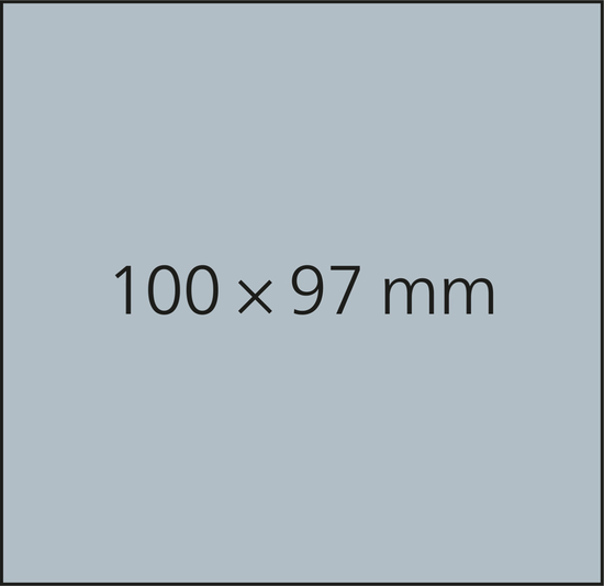 Haftnotizblock Basic 100 × 97 mm Format groß, Blattanzahl 50