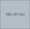 Haftnotizblock Basic 100 × 97 mm Format groß, Blattanzahl 50