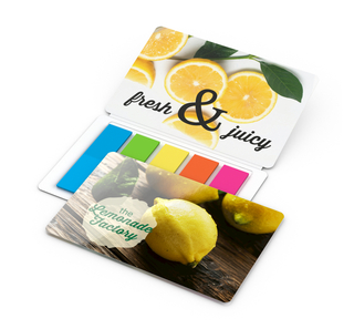 Haftmarker-Set Multi-Card Umschlag mikroperforiert, Haftmarker-Form/-Material Rechteck/Folie, Umschlag-Oberfläche matt