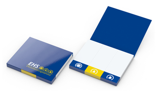 Haftmarker-Set Individualmarker-Set Marker individuell bedruckt Karton-Umschlag, Blockanzahl 3
