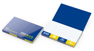 Haftmarker-Set Individualmarker-Set Marker individuell bedruckt Karton-Umschlag, Blockanzahl 4