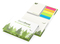 Haftnotiz-Set Brüssel RECYCLING 50/50 Haftzettel Umschlag recycelt, Haftzettel/Umschlag bedruckt/Naturpapier-Hardcover