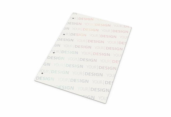 Schreibblock RECYCLING Seiten individuell gestaltbar, Papierformat/Abheftlochung DIN A4 / 4-fach, Blattanzahl 25