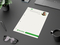 Schreibblock RECYCLING Seiten individuell gestaltbar, Papierformat/Abheftlochung DIN A4 / 4-fach, Blattanzahl 25