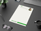 Schreibblock RECYCLING Seiten individuell gestaltbar, Papierformat/Abheftlochung DIN A4 / ohne, Blattanzahl 50