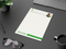 Schreibblock RECYCLING Seiten individuell gestaltbar, Papierformat/Abheftlochung DIN A5 / ohne, Blattanzahl 25