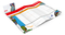 Faltplan Concept-Card Small 85 × 55 mm Karton-Umschlag, Faltplan 30 Kacheln (231 × 235 mm)