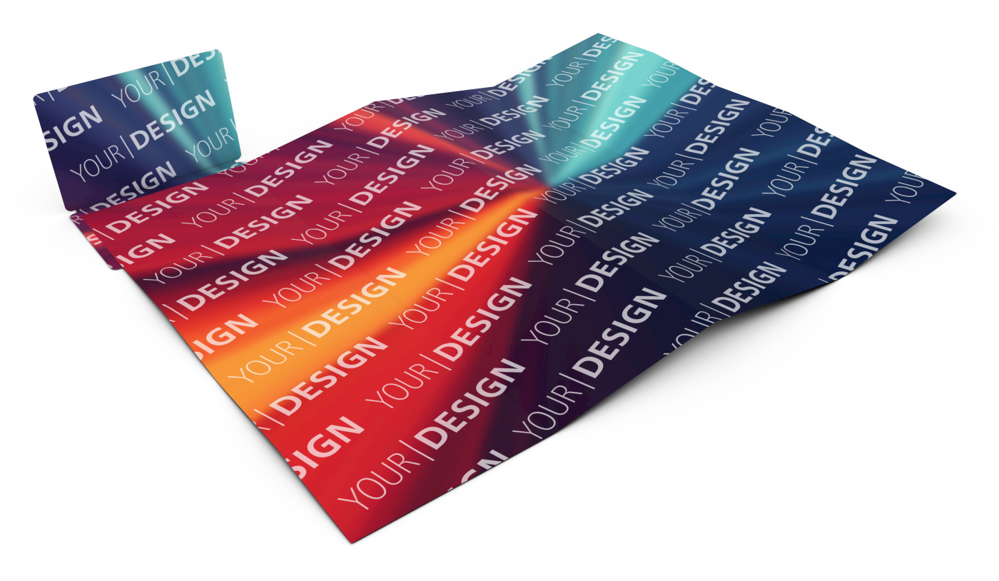 Faltplan Concept-Card Small 85 × 55 mm Karton-Umschlag, Faltplan 40 Kacheln (308 × 235 mm)
