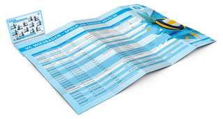 Faltplan Concept-Card Large 100 × 72 mm Karton-Umschlag, Faltplan 30 Kacheln (276 × 320 mm)