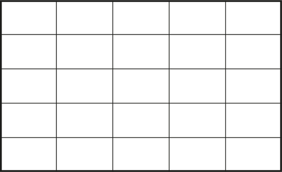 Faltplan Concept-Card Large RECYCLING 100 × 72 mm Naturkarton-Umschlag, Faltplan 50 Kacheln (460 × 320 mm)