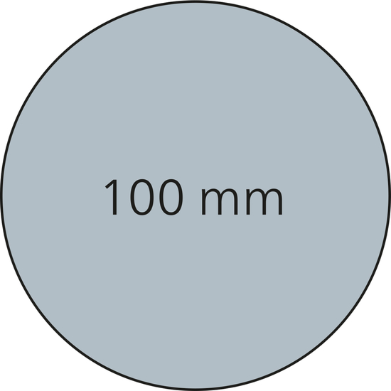 Bierdeckel beidseitig individuell gestaltbar, Form rund (Ø 100 mm)
