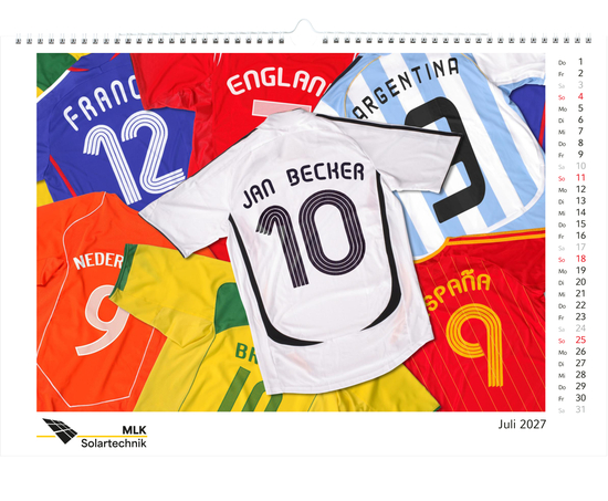 Personalisierter Bildkalender MagicPix Panorama Wandkalender groß, A4+ (333 × 230 mm)